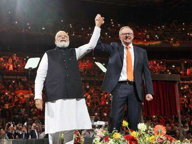 Far-right activist removed from Melbourne hotel after shouting at Indian Prime Minister Narendra Modi