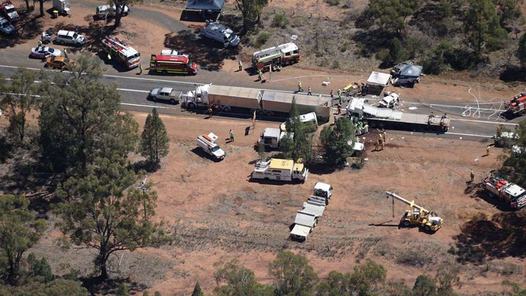 Driver Seriously Injured After Truck and Four-Wheel Drive Collision Near Forbes