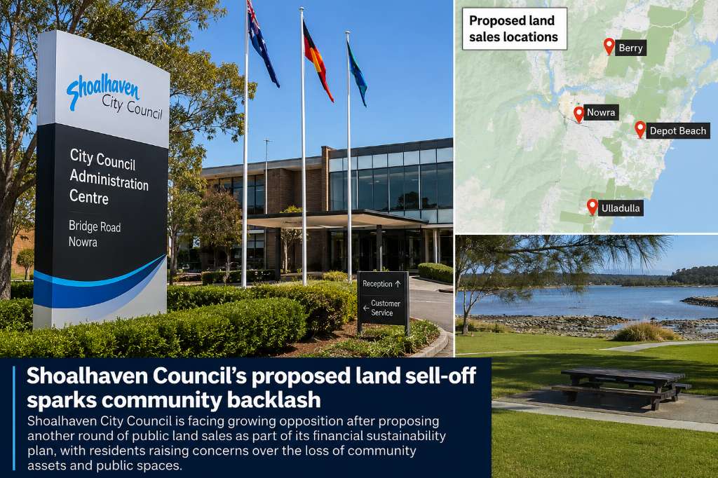 Shoalhaven Council's proposed land sell-off sparks community backlash