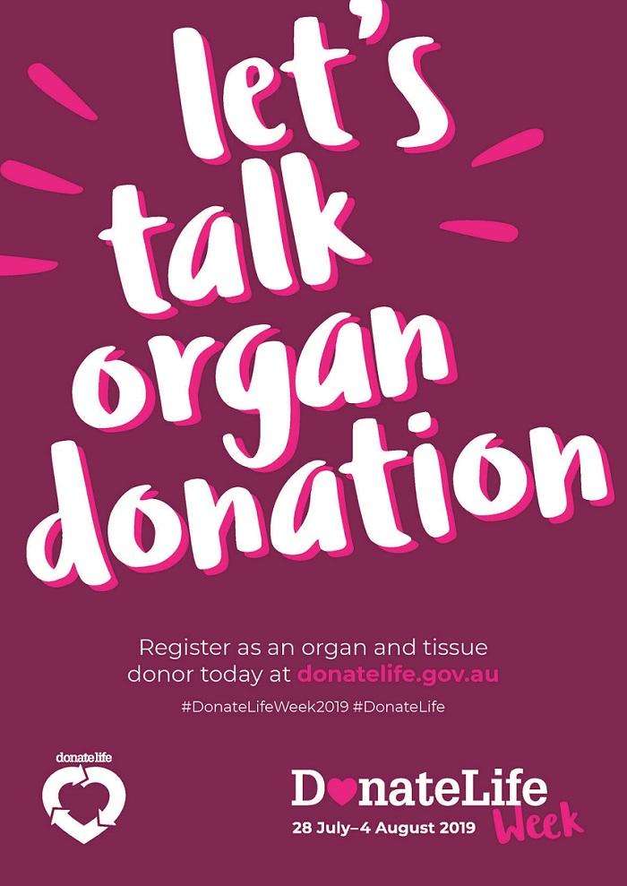 Donate Life Week campaign focuses on saving lives through organ and tissue donation