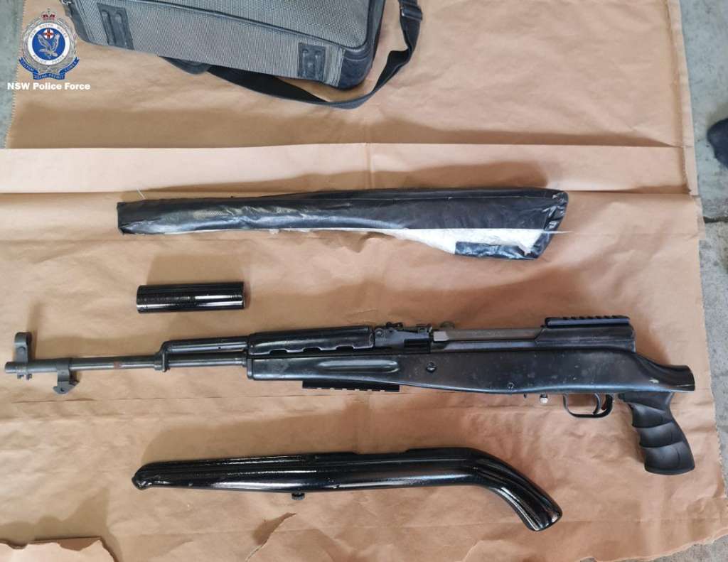 Ornamental battle axes among large illegal weapons haul seized in Sydney's west