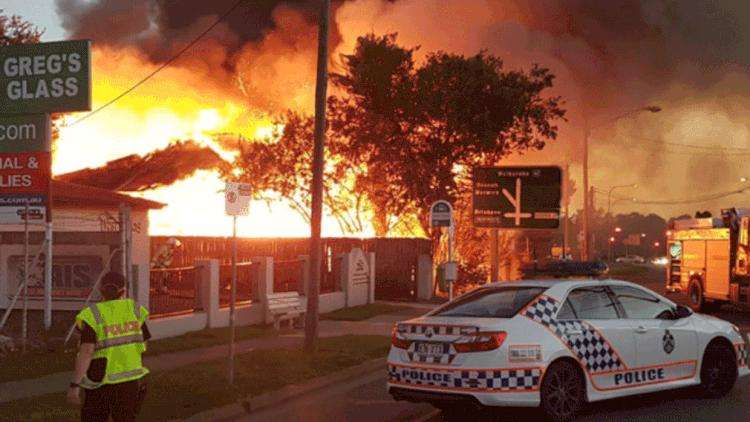 Fire Damages Former Ipswich CBD Nightclub Building