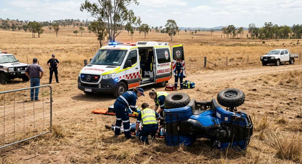 Two People Seriously Injured After ATV Crash Near Emerald