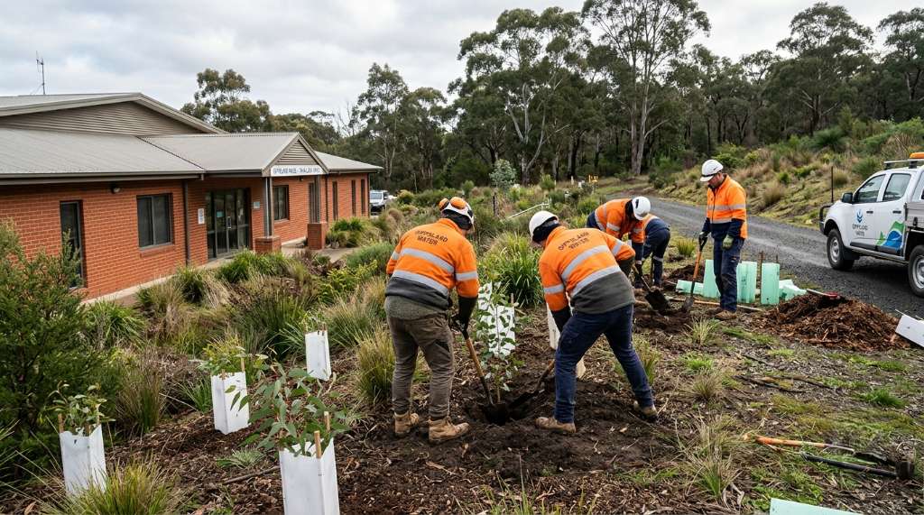 Tree planting program underway near Traralgon