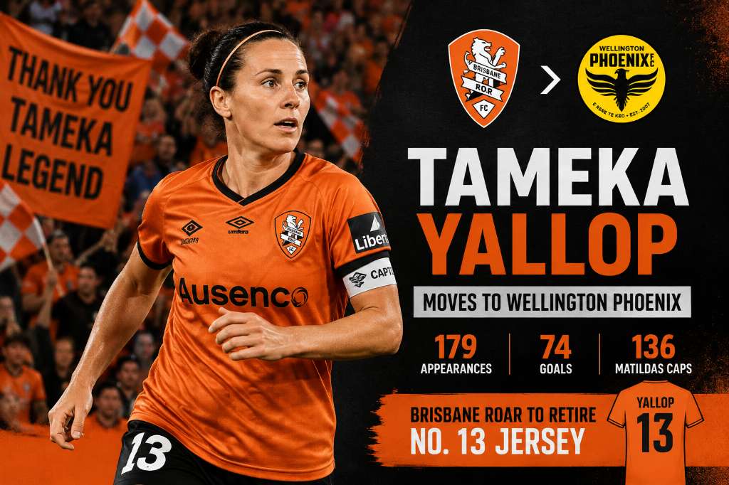 Brisbane Roar Legend Tameka Yallop Leaves Club for Wellington Phoenix