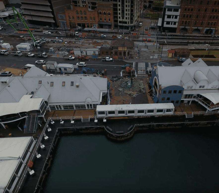 Demolition Begins on Derelict Queens Wharf Building