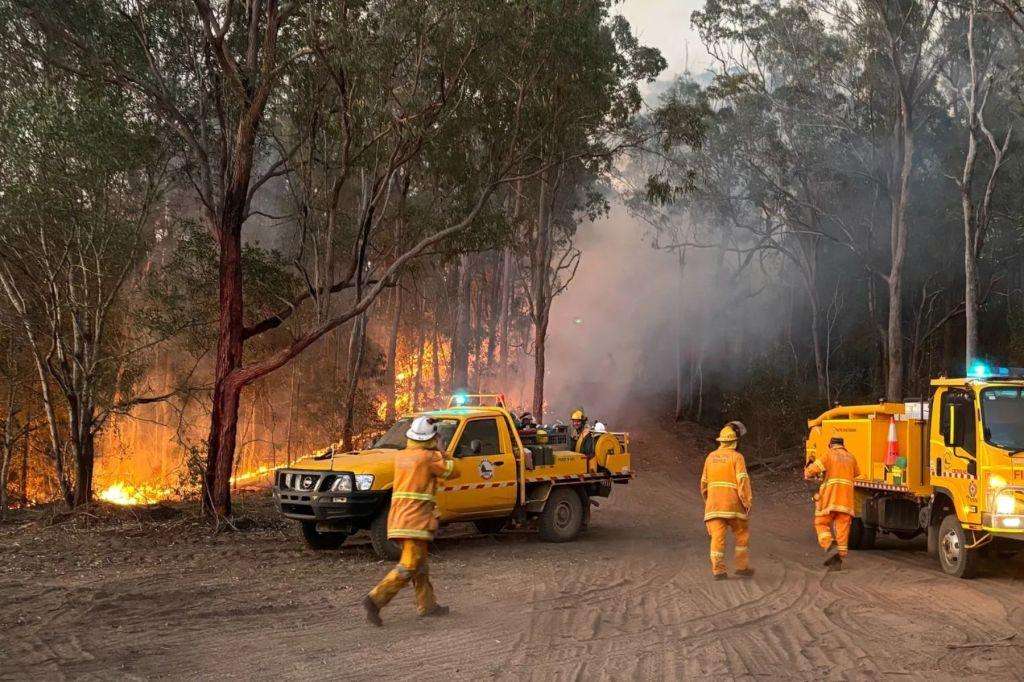 Grass Fire Breaks Out Near Mount Morgan as Crews Work to Contain Blaze