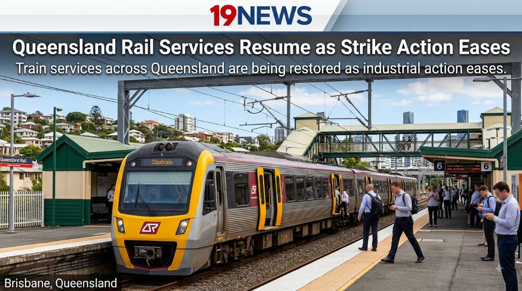 Queensland Rail Services Resume as Strike Action Eases - Brisbane, QLD