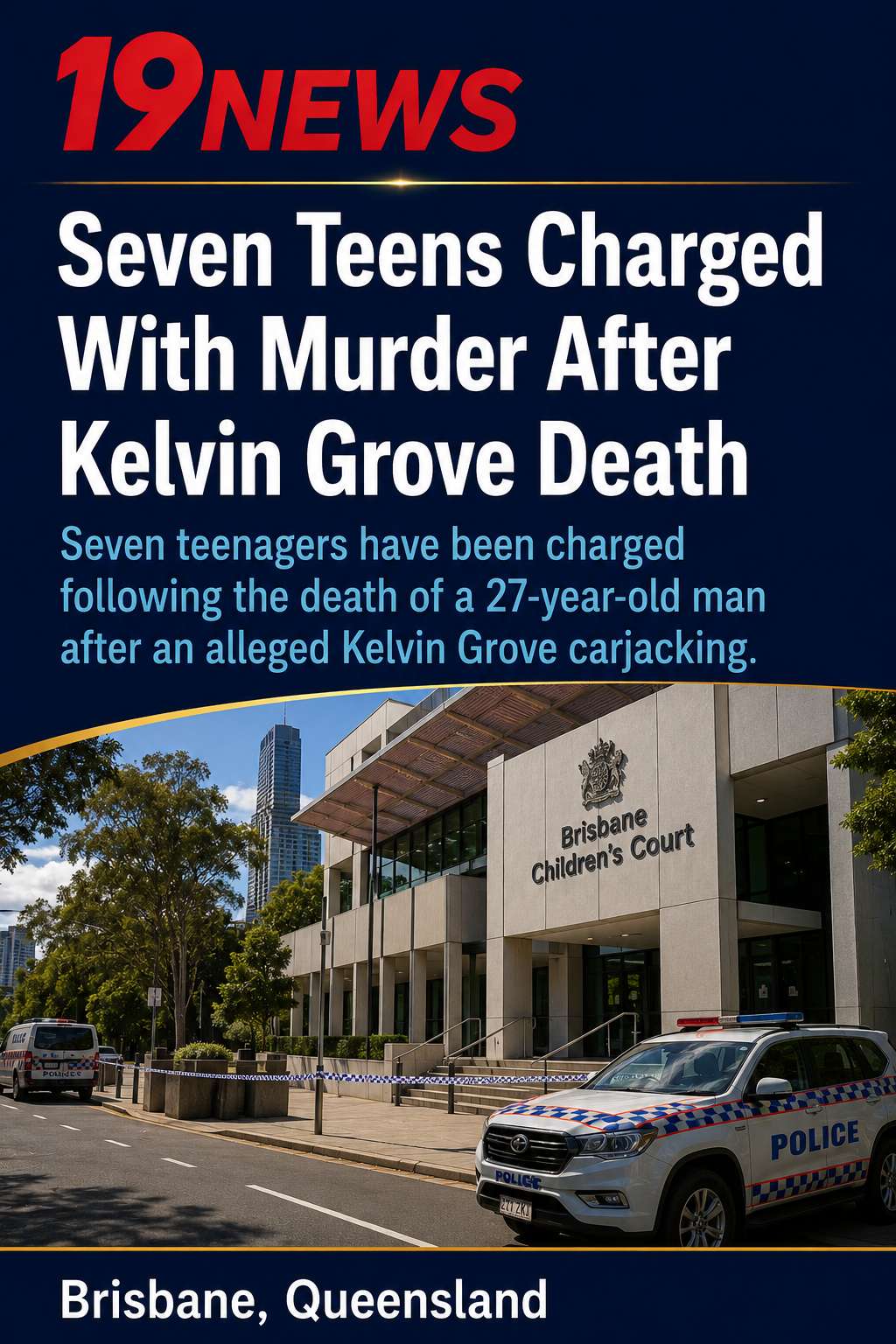 Seven Teenagers Charged With Murder After Kelvin Grove Assault Victim Dies