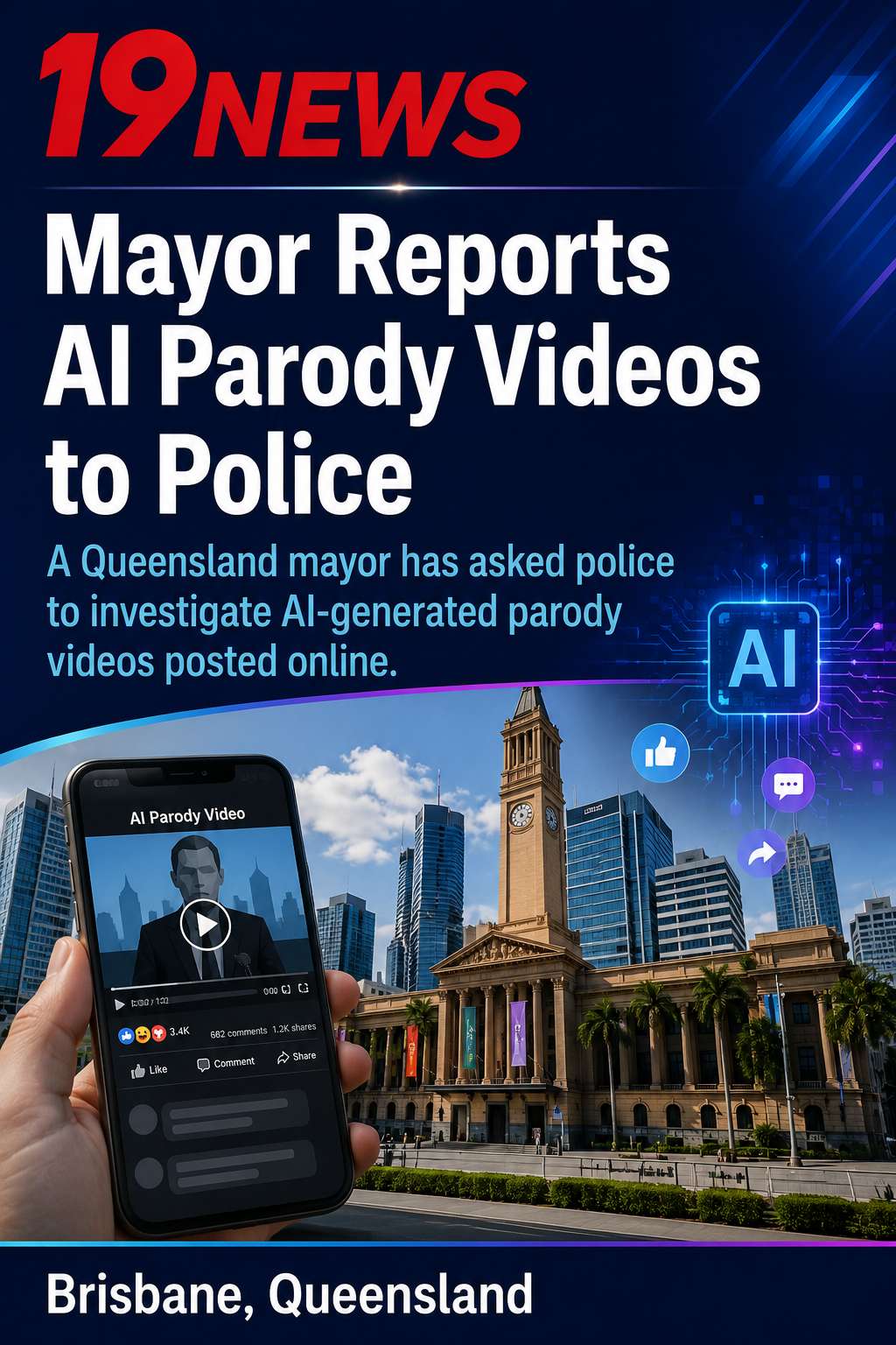 Mayor Reports Facebook “Trolls” to Police Over AI Parody Videos