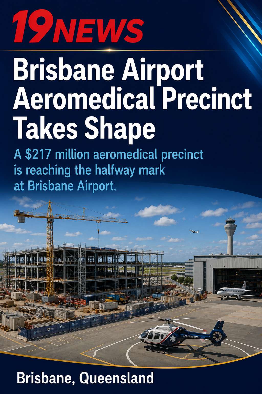 Brisbane Airport Aeromedical Precinct Takes Shape