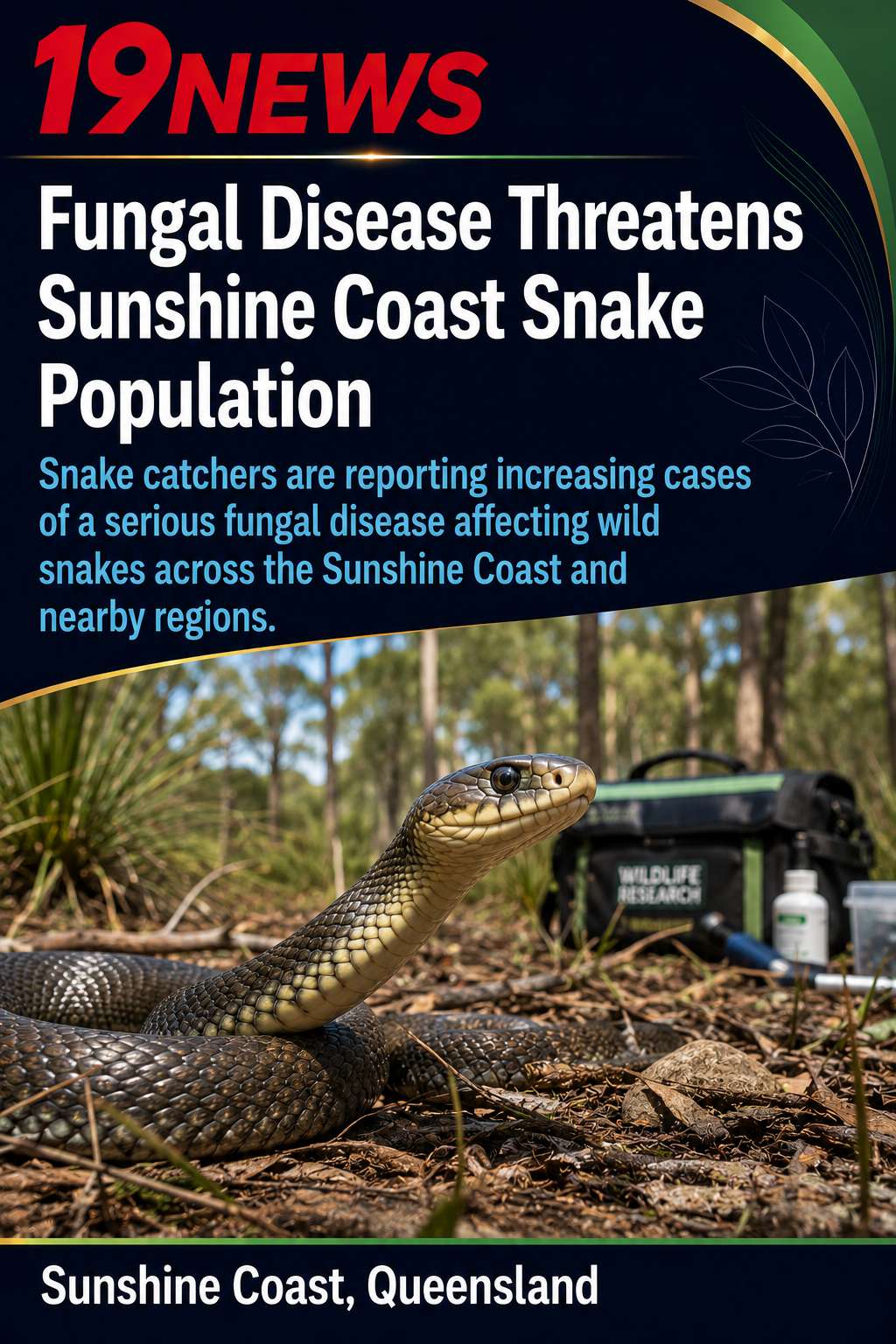 Fungal Disease Threatens Sunshine Coast Snake Population