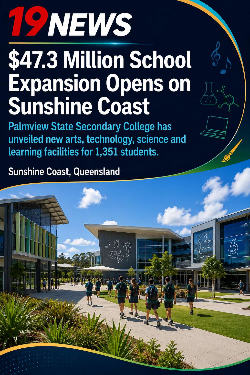 $47.3 Million School Expansion Opens on Sunshine Coast
