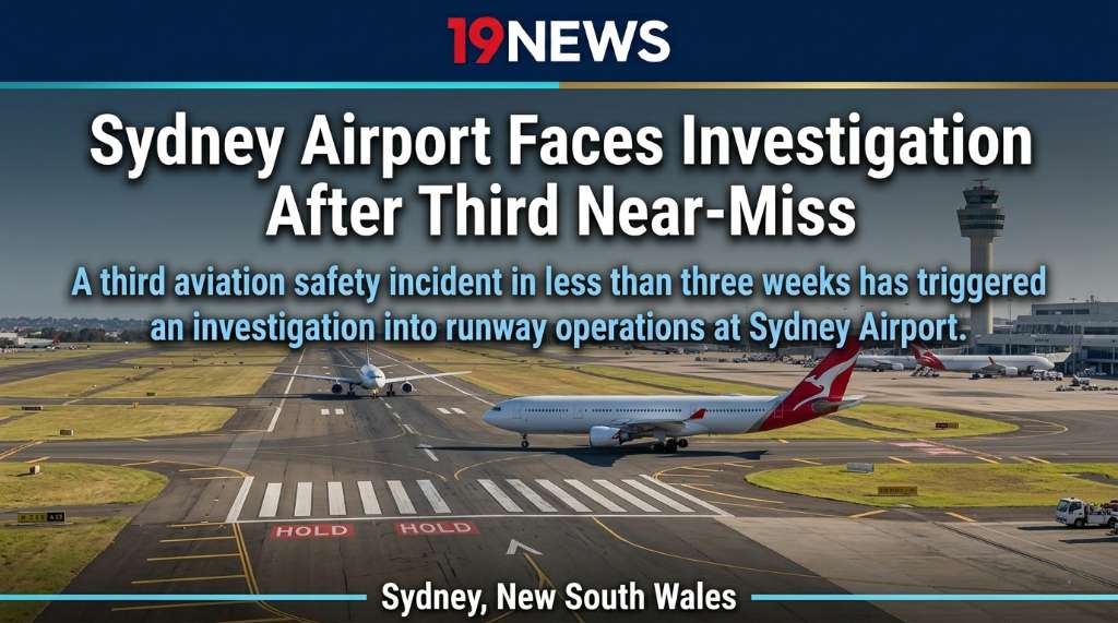 Sydney Airport Faces Investigation After Third Near-Miss