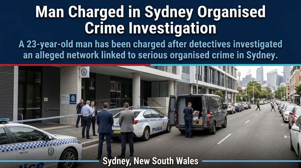Man Charged in Sydney Organised Crime Investigation