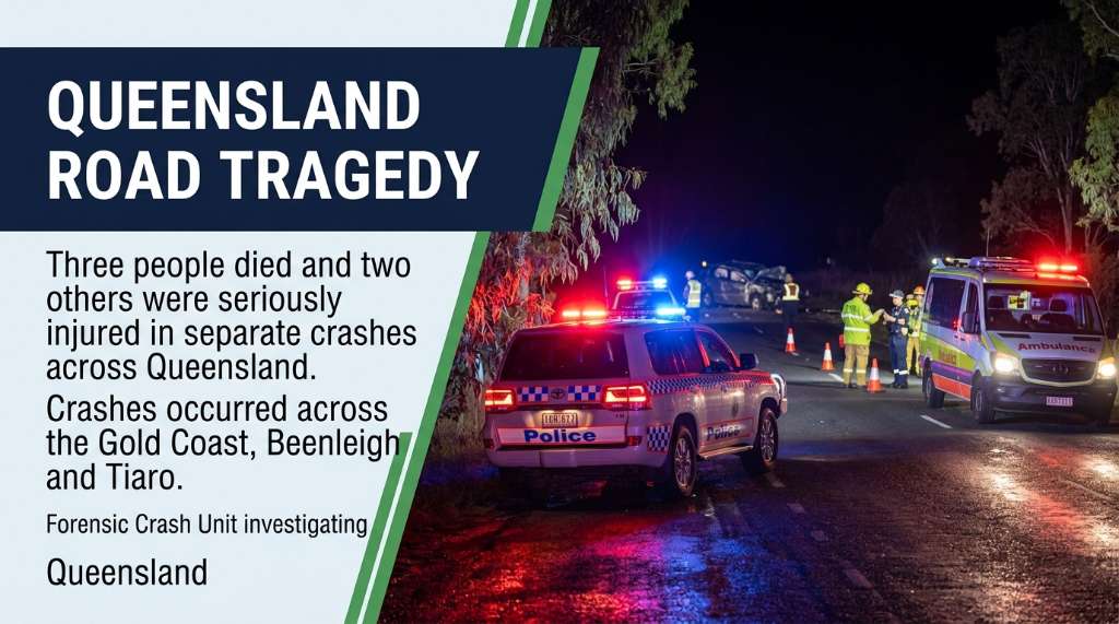 Three Killed in Tragic Night on Queensland Roads