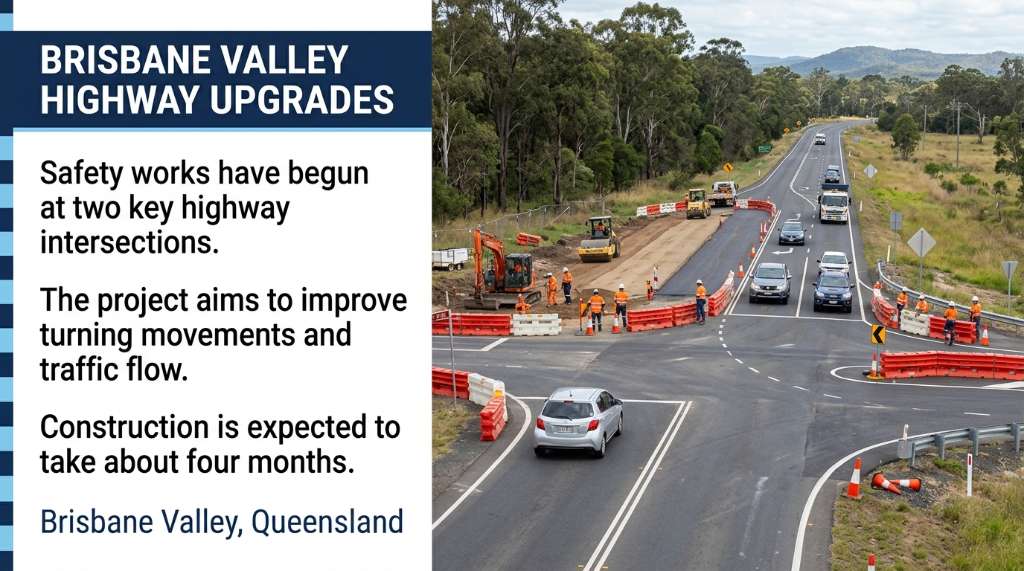 Brisbane Valley Highway Safety Upgrades Begin