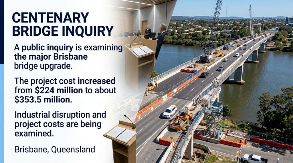 Inquiry Hears Serious Allegations Over Brisbane Centenary Bridge Project