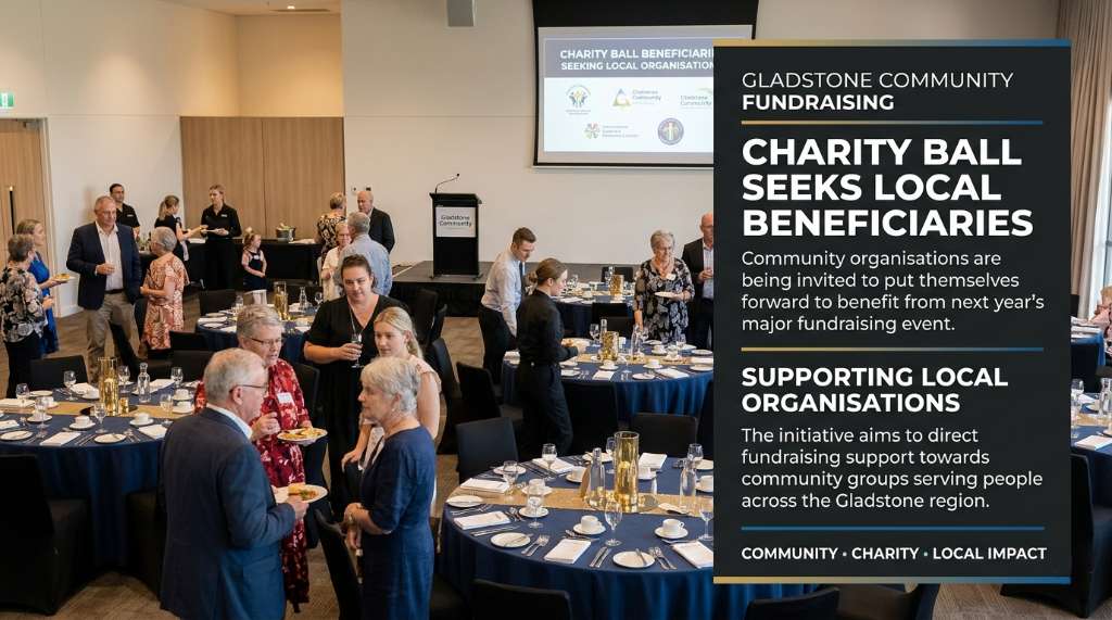 Gladstone Calls for Community Groups to Benefit From 2027 Charity Ball