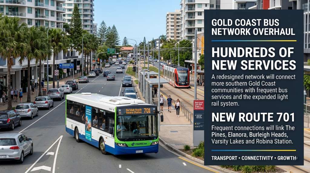 Gold Coast Bus Network Set for Major Overhaul With Hundreds of New Services