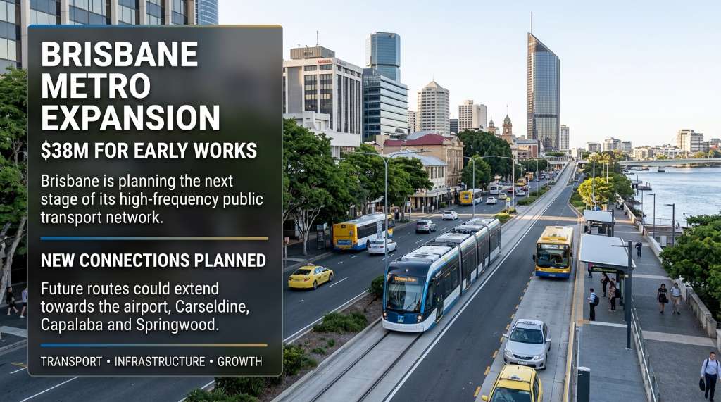 Brisbane Metro Expansion Gets $38 Million Boost for Early Works - Brisbane, QLD
