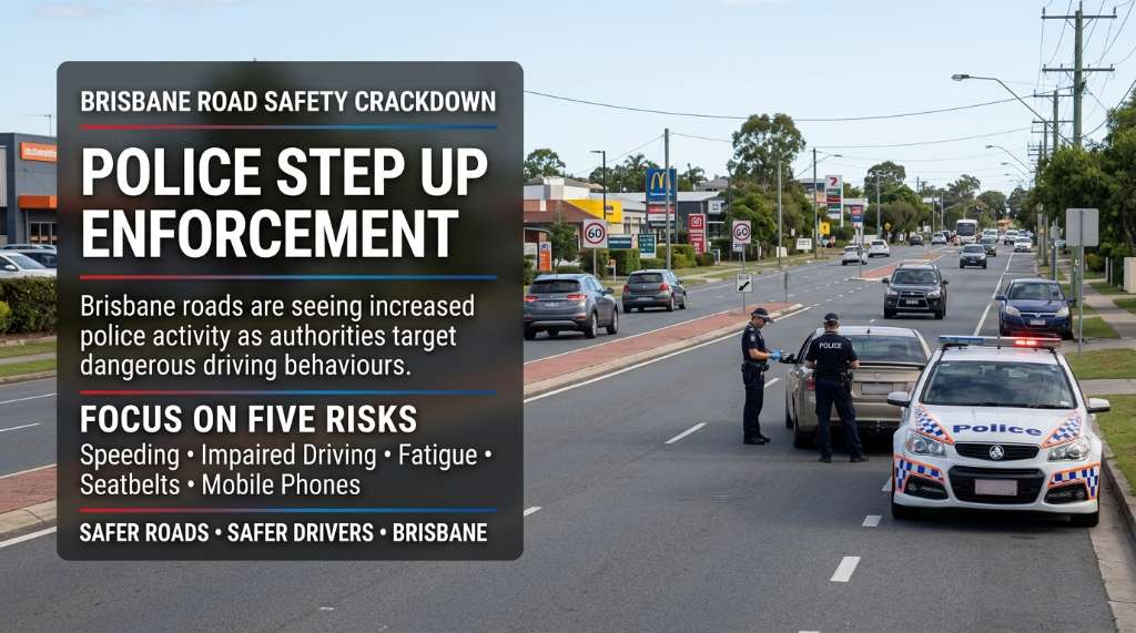 Brisbane Police Launch Major Road Safety Crackdown Across Local Roads