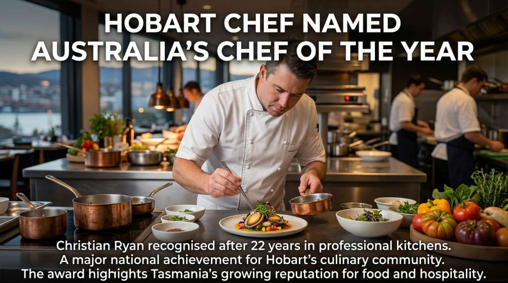 Hobart Chef Christian Ryan Wins Australia’s Chef of the Year