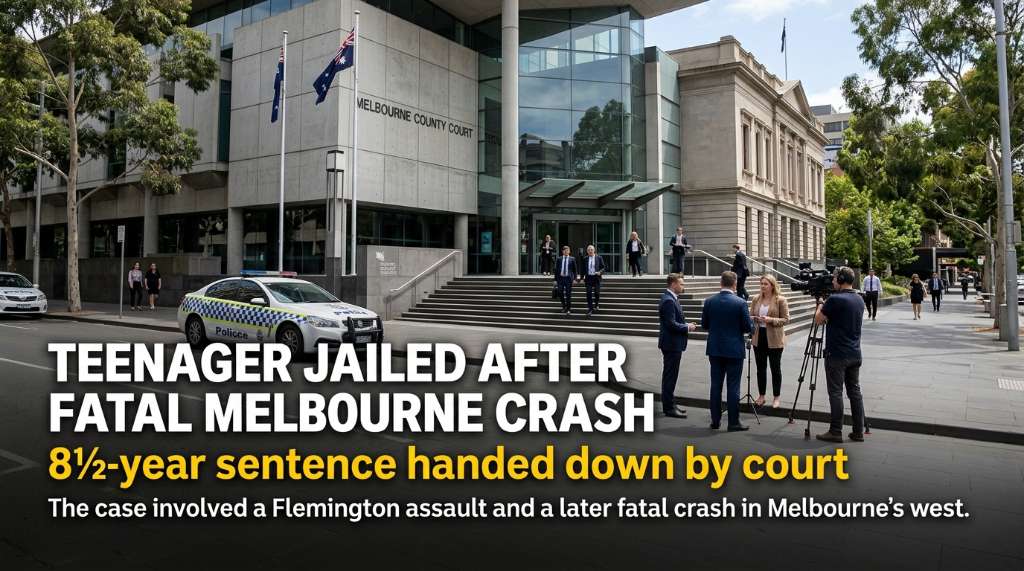 Teenager Jailed After Fatal Melbourne Crash and Violent Assault - Melbourne, VIC