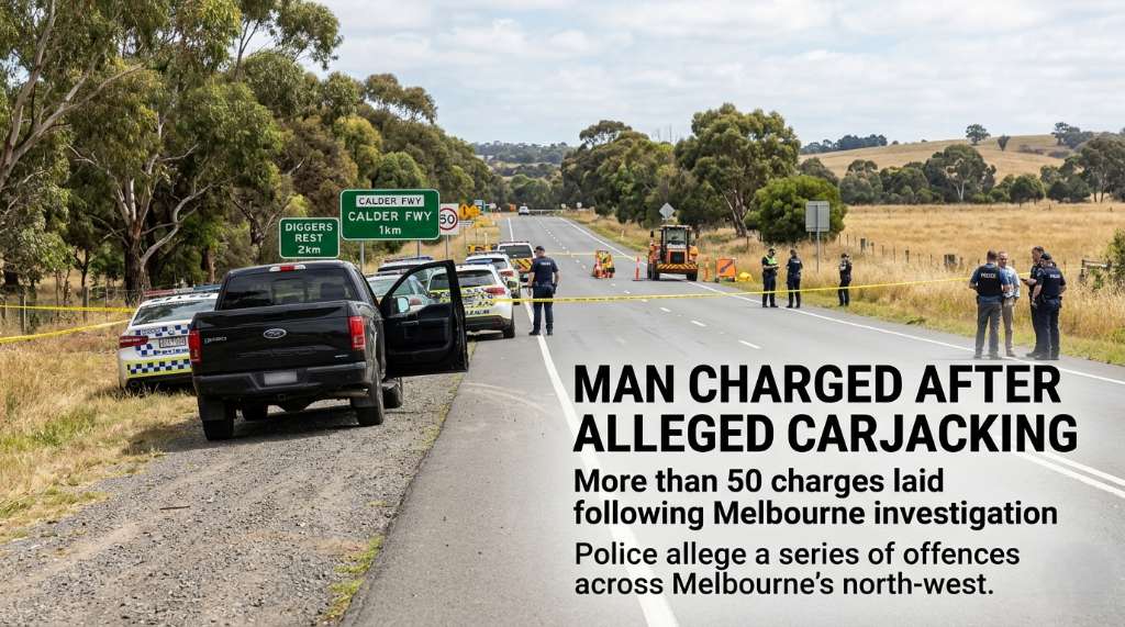 Man Charged With More Than 50 Offences After Alleged Carjacking