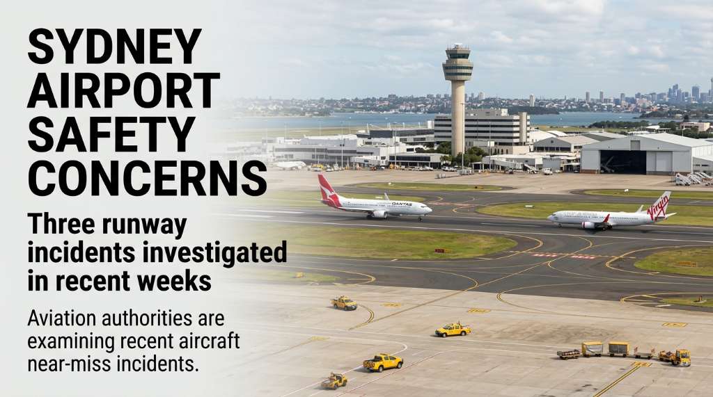 Sydney Airport Faces Safety Concerns After Three Incidents in Three Weeks