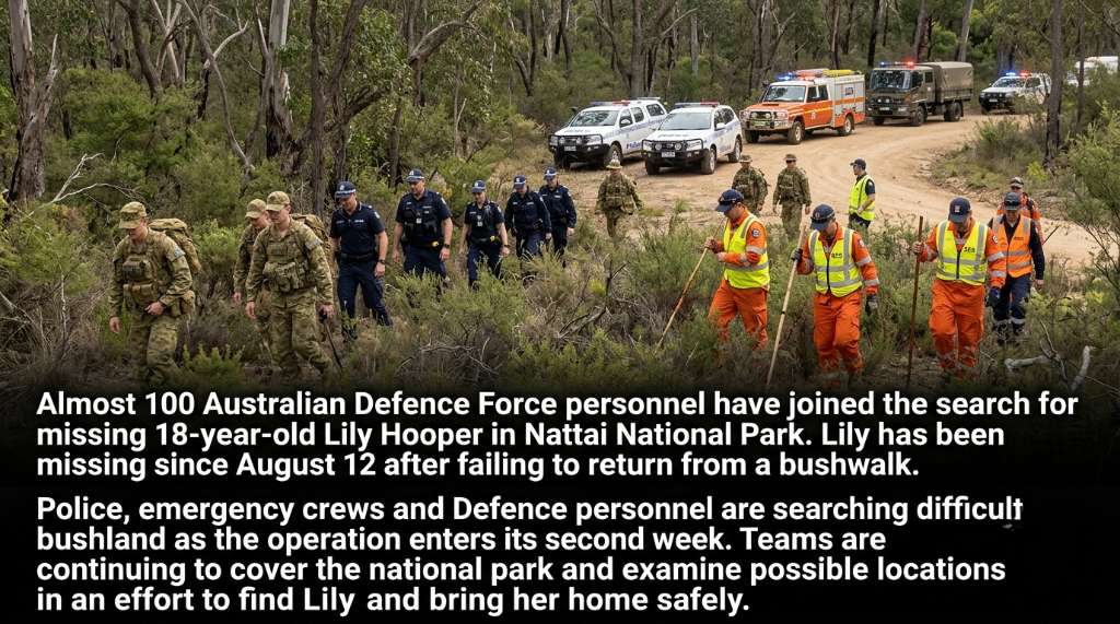 ADF Joins Search for Missing 18-Year-Old Bushwalker in NSW