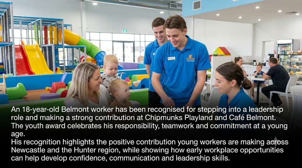 Belmont Worker Wins Youth Award for Community Leadership