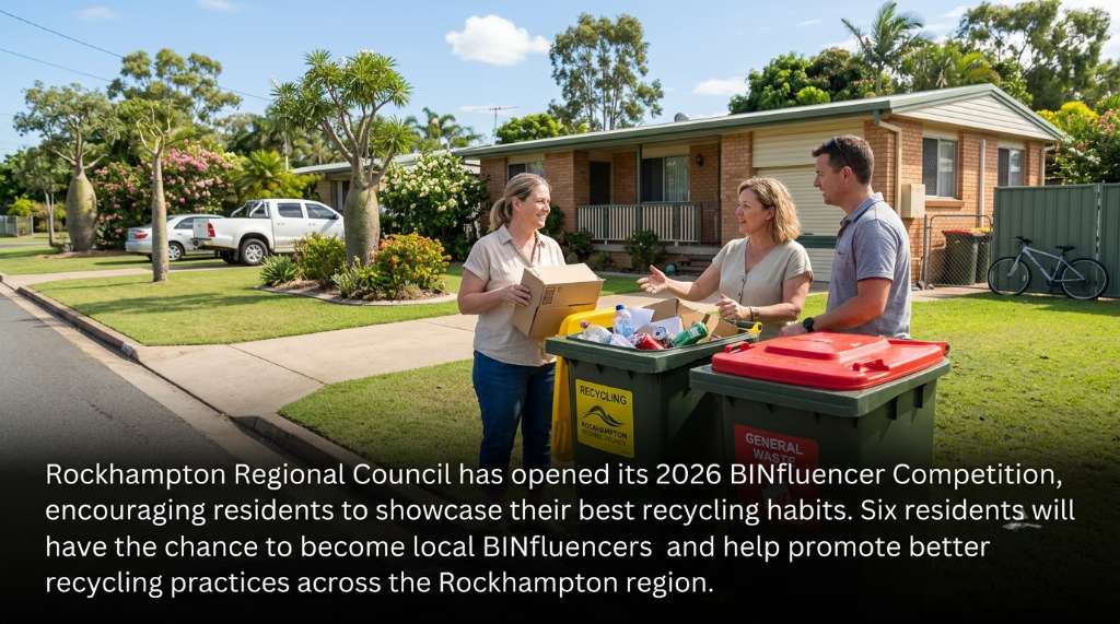 Rockhampton Residents Invited to Become Recycling “BINfluencers”