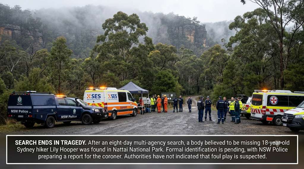 Missing Sydney Teen Lily Hooper Found Dead After Eight-Day Search