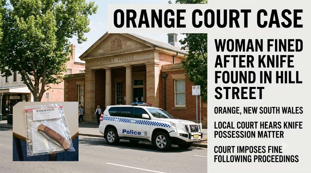 Orange Woman Fined by Court After Knife Found in Hill Street