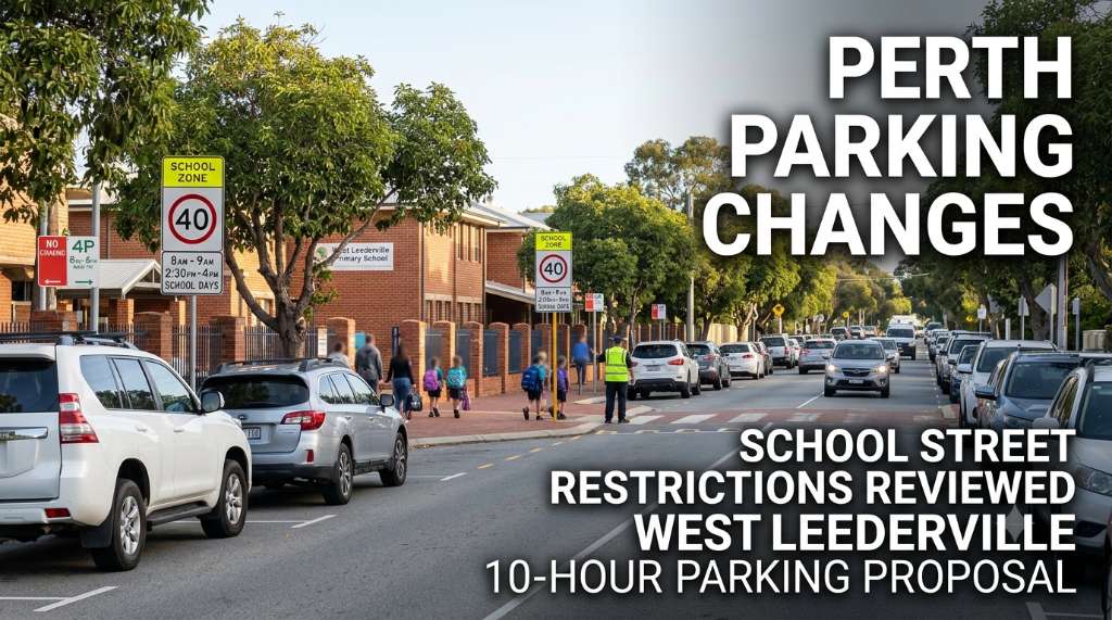Perth Council Considers Longer Parking Restrictions Near West Leederville School