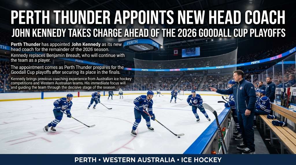 Perth Thunder Appoints John Kennedy as New Head Coach