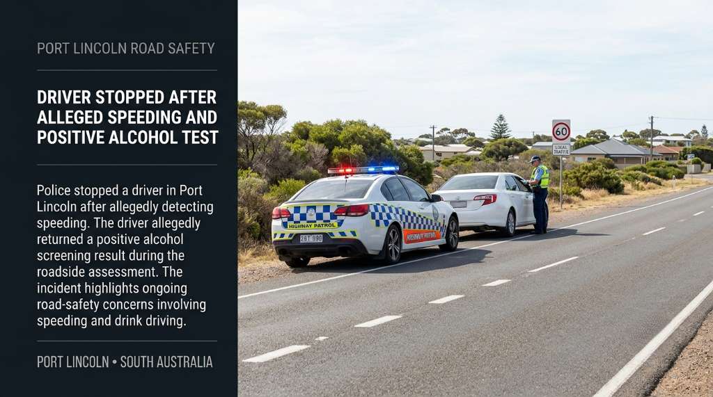Driver Stopped After Allegedly Speeding and Returning Positive Alcohol Test