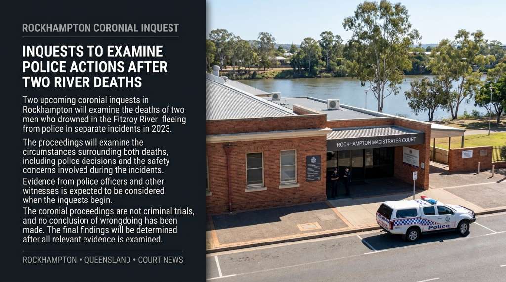 Inquests to Examine Police Actions After Two Men Drowned in Fitzroy River