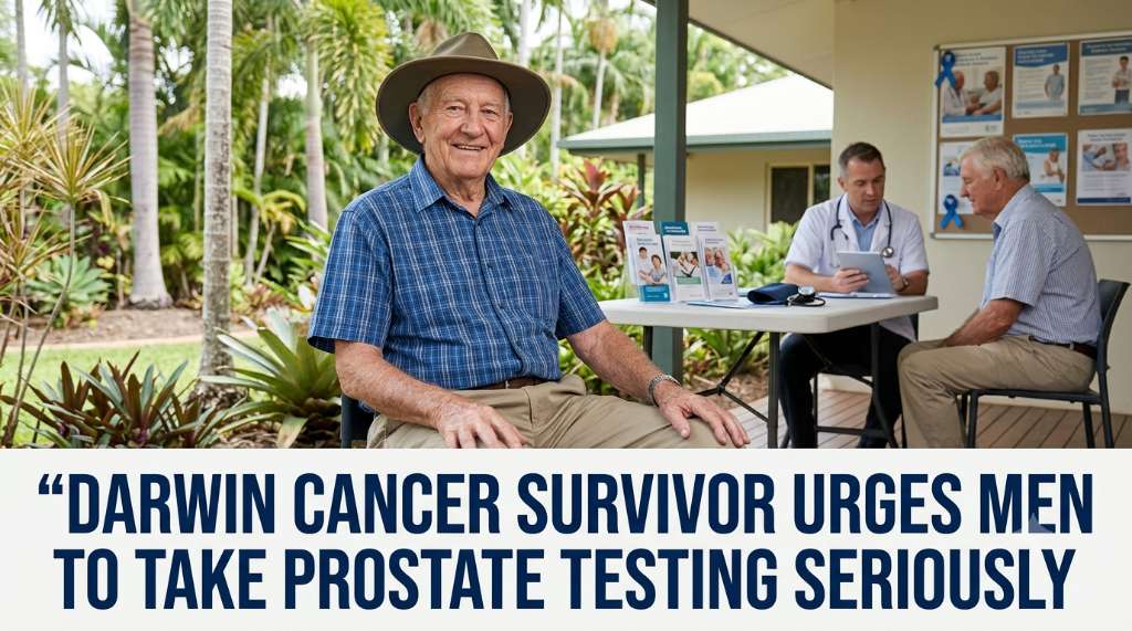 Darwin cancer survivor urges men to take prostate testing seriously