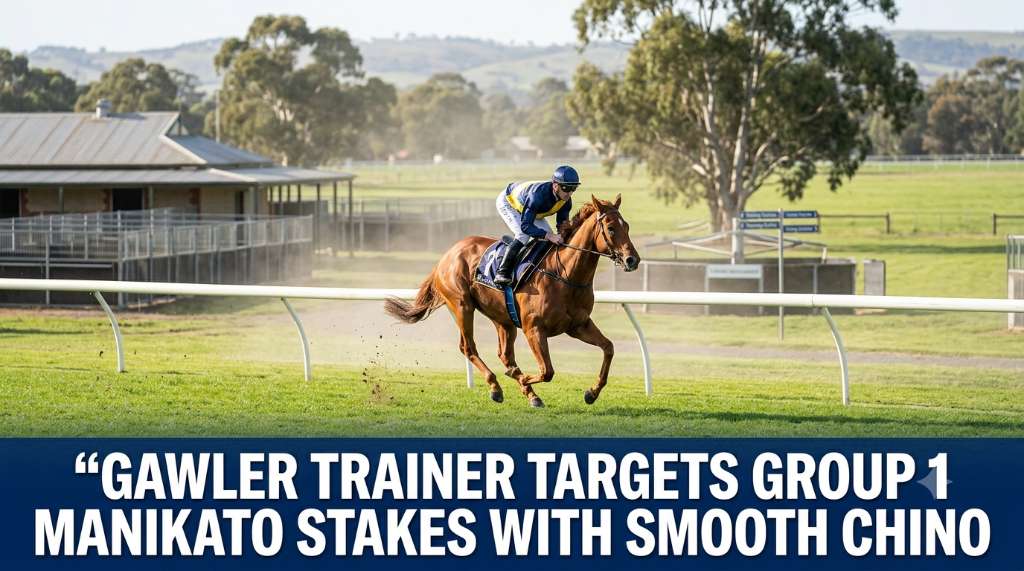 Gawler trainer targets Group 1 Manikato Stakes with Smooth Chino