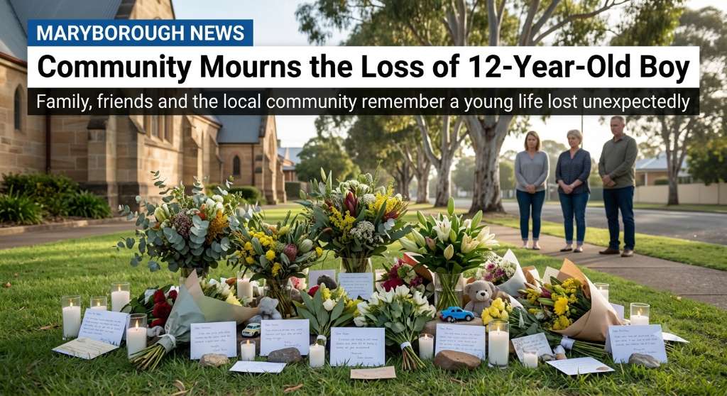Maryborough Community Mourns the Unexpected Death of 12-Year-Old Boy