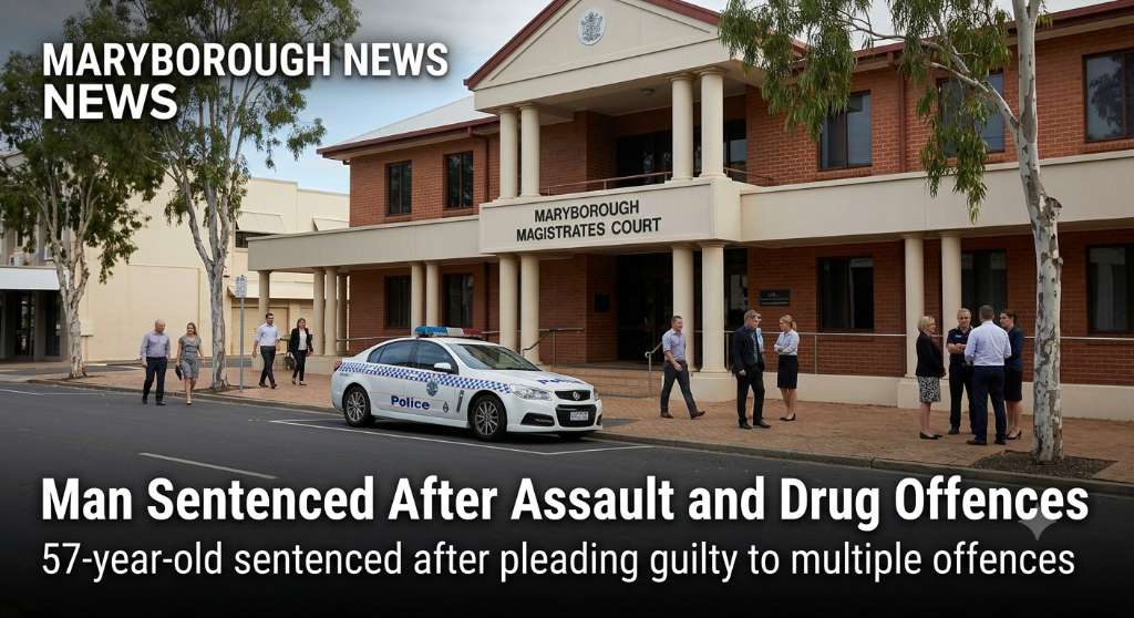 Maryborough Man Sentenced After Pleading Guilty to Strangling and Drug Offences
