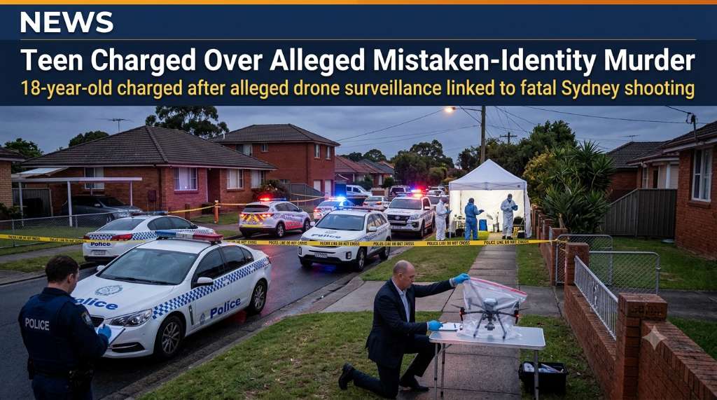 Teen Charged Over Alleged Mistaken-Identity Murder of Sydney Tradie - Sydney, NSW