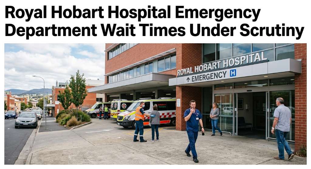 Royal Hobart Hospital Emergency Department Wait Times Under Scrutiny