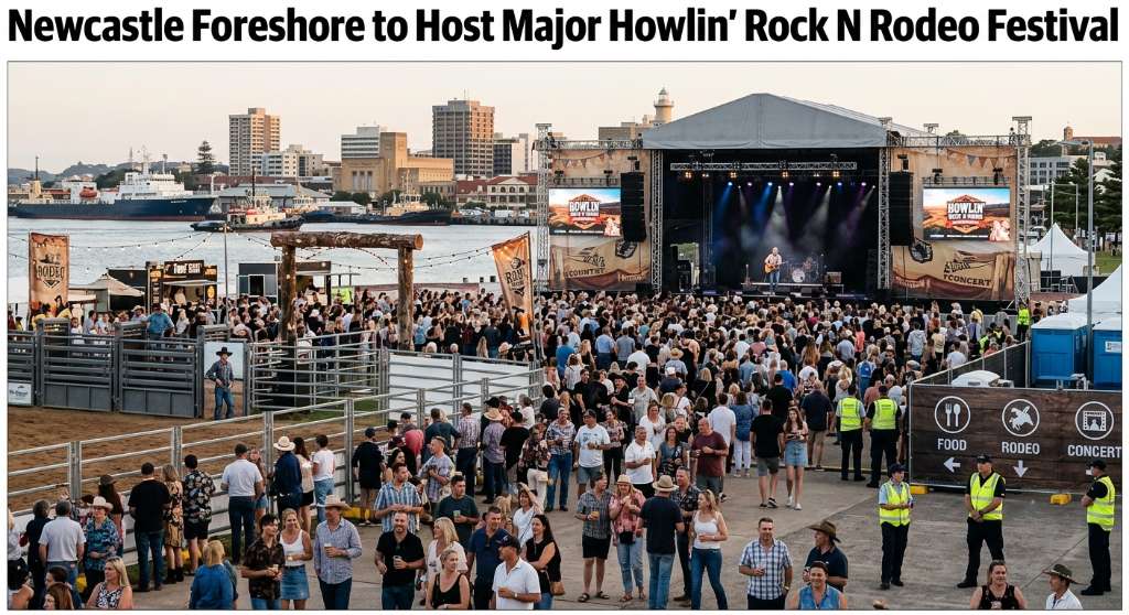 Newcastle Foreshore to Host Major Howlin’ Rock N Rodeo Festival