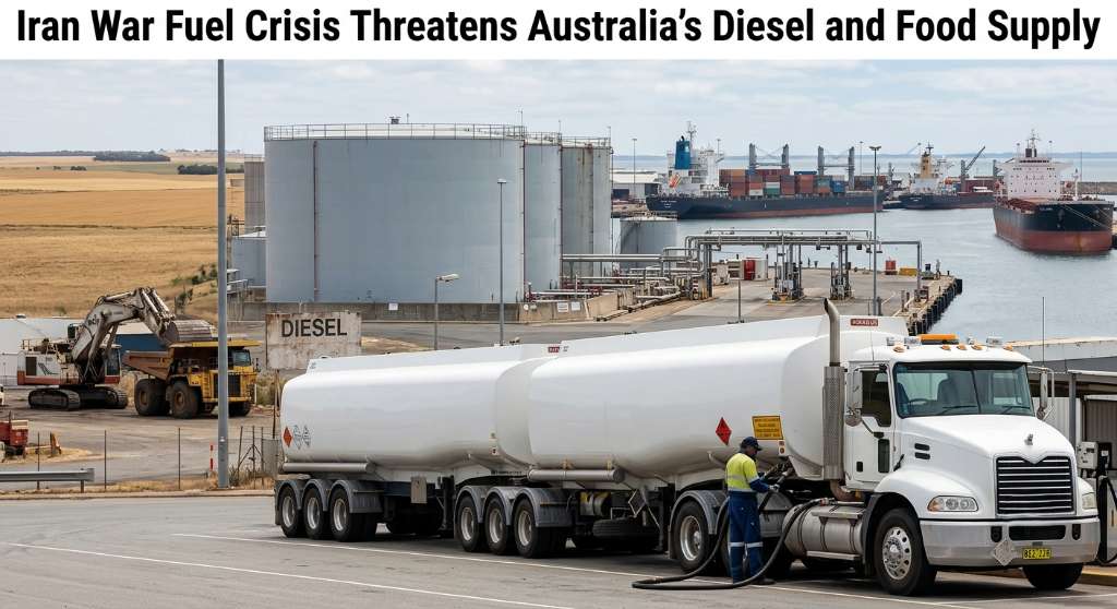 Iran War Fuel Crisis Threatens Australia’s Diesel and Food Supply