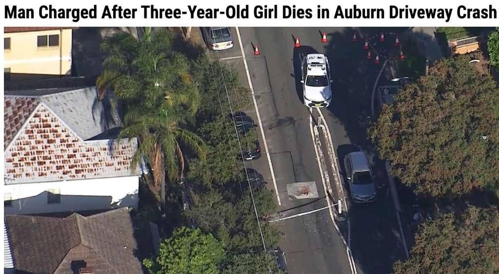 Man Charged After Three-Year-Old Girl Dies in Auburn Driveway Crash