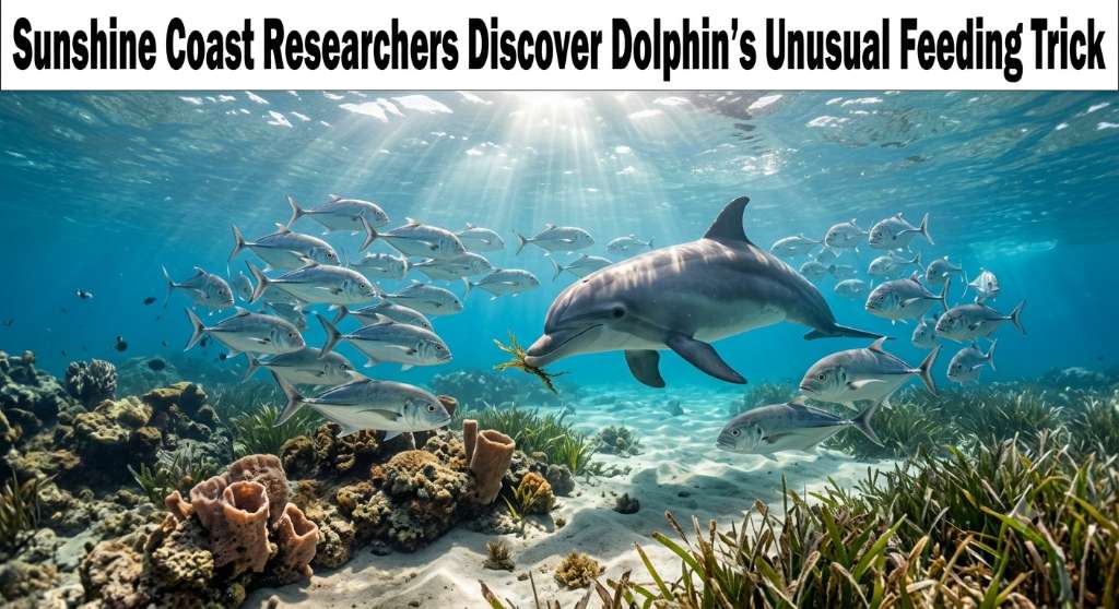 Sunshine Coast Researchers Discover Dolphin’s Unusual Feeding Trick