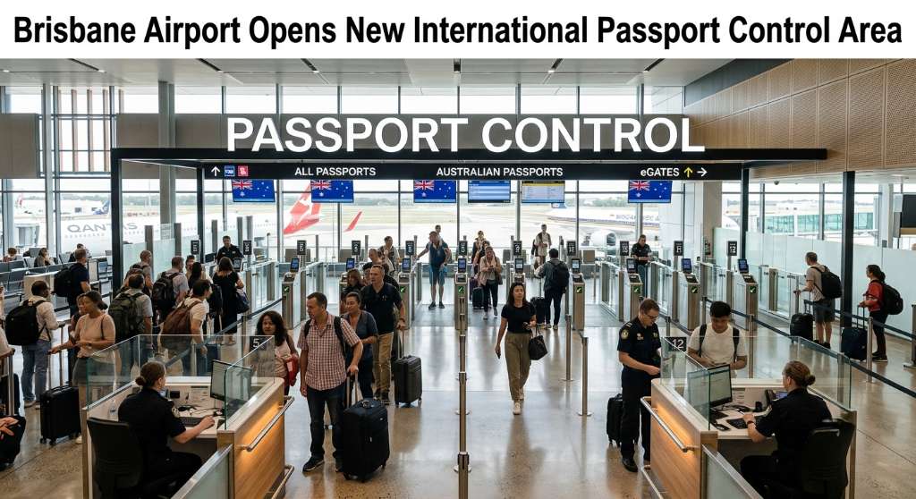 Brisbane Airport Opens New International Passport Control Area